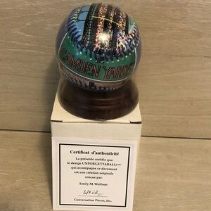 Baltimore Orioles Camden Yards Unforgettaball Artwork Baseball NIB Sealed w COA